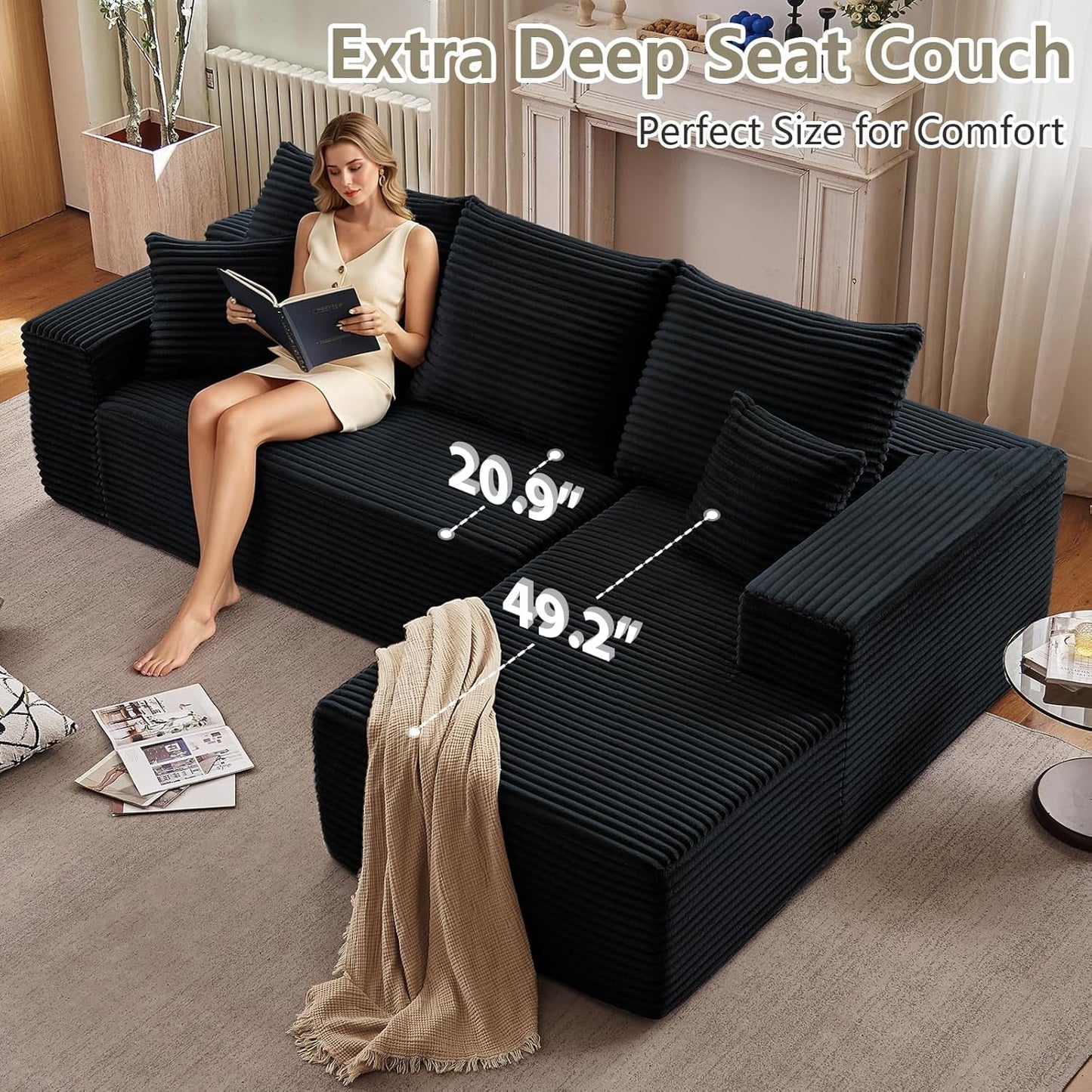 Comfy Modular Sectional Sofa With Chaise Lounge Design