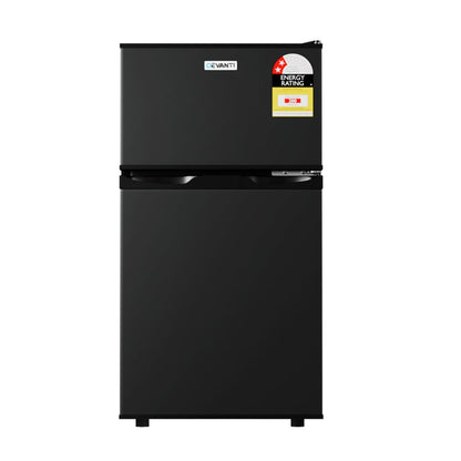 NNEDSZ 80L Bar Fridge Mini Freezer Refrigerator Black