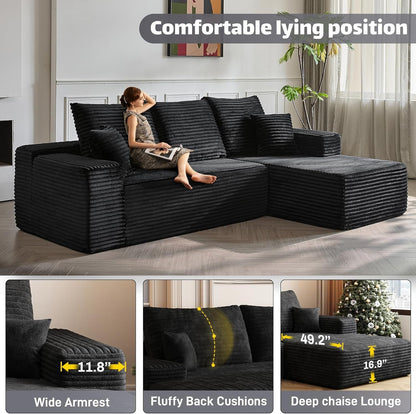 Modern Modular L Shaped Sectional Sofa for Living Room